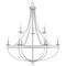 Progress Lighting Gulliver Collection Nine-Light Chandelier P400159-141 - alternate 8